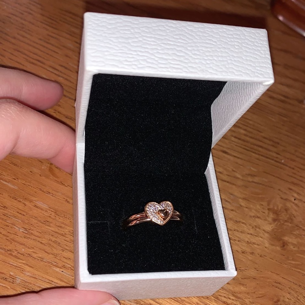 Pandora “heart puzzle pieces” ring